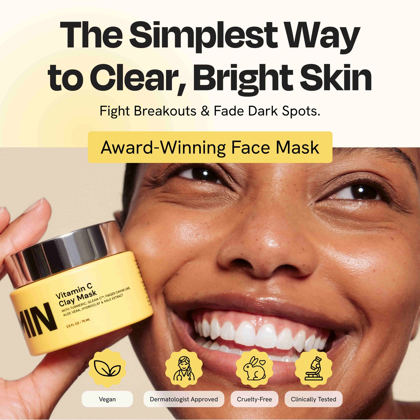 Mascarilla de arcilla con vitamina C