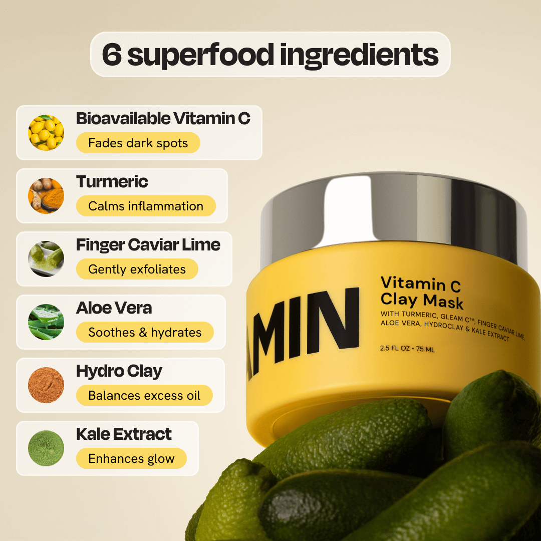 Mascarilla de arcilla con vitamina C