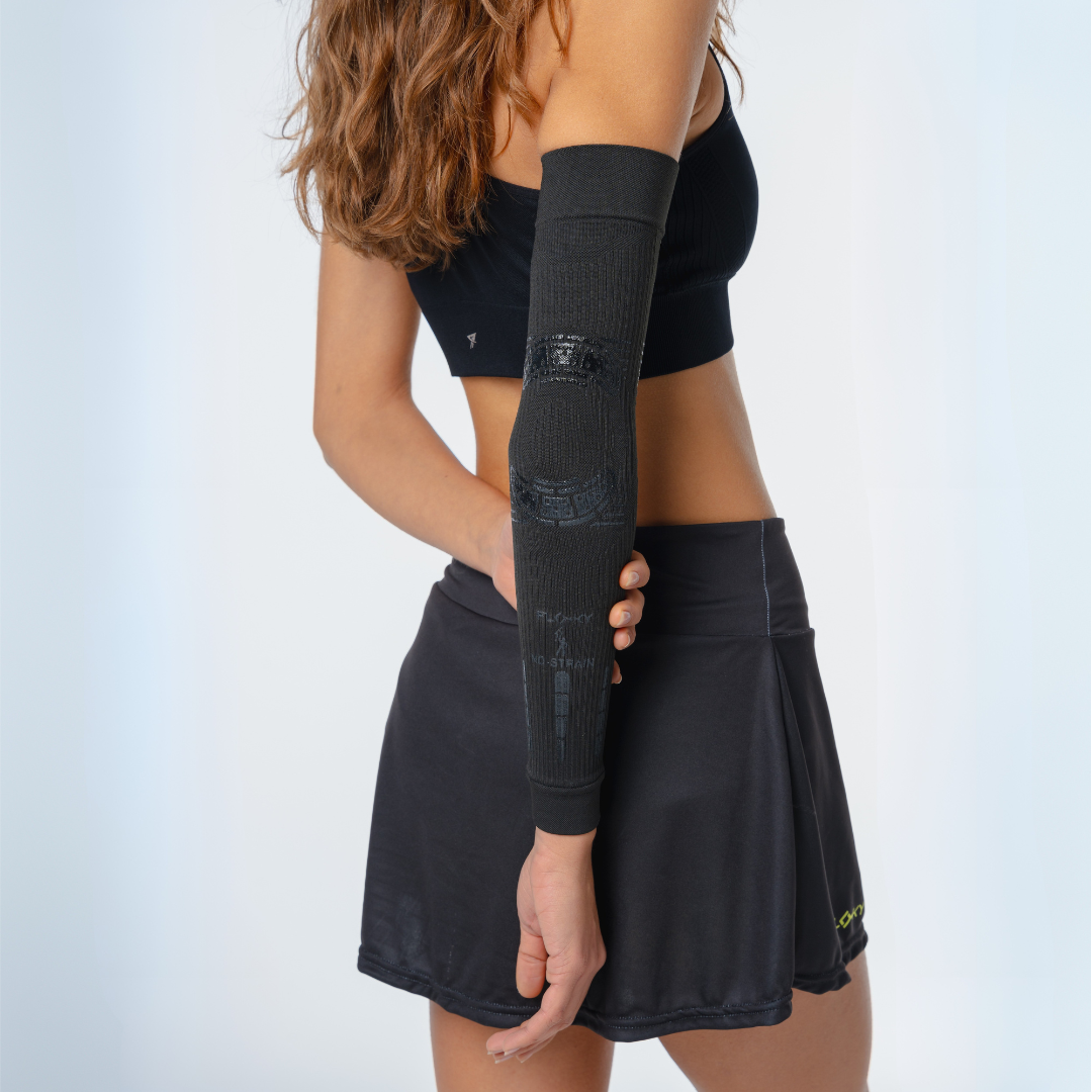 Manga de brazo sin presión
