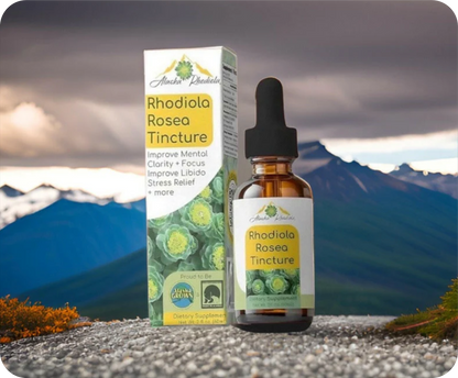 Tintura de Rhodiola Rosea – Apoyo Natural para el Estrés y la Energía (2 oz)